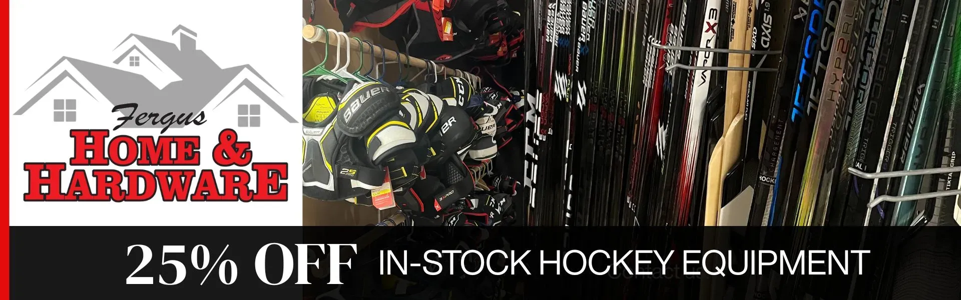 25% OFF In-Stock Hockey Equipment
